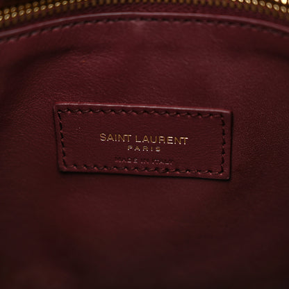 Saint Laurent Smooth Calfskin Small Le 5 A 7 Soft Hobo Rouge Legion 7 of 12