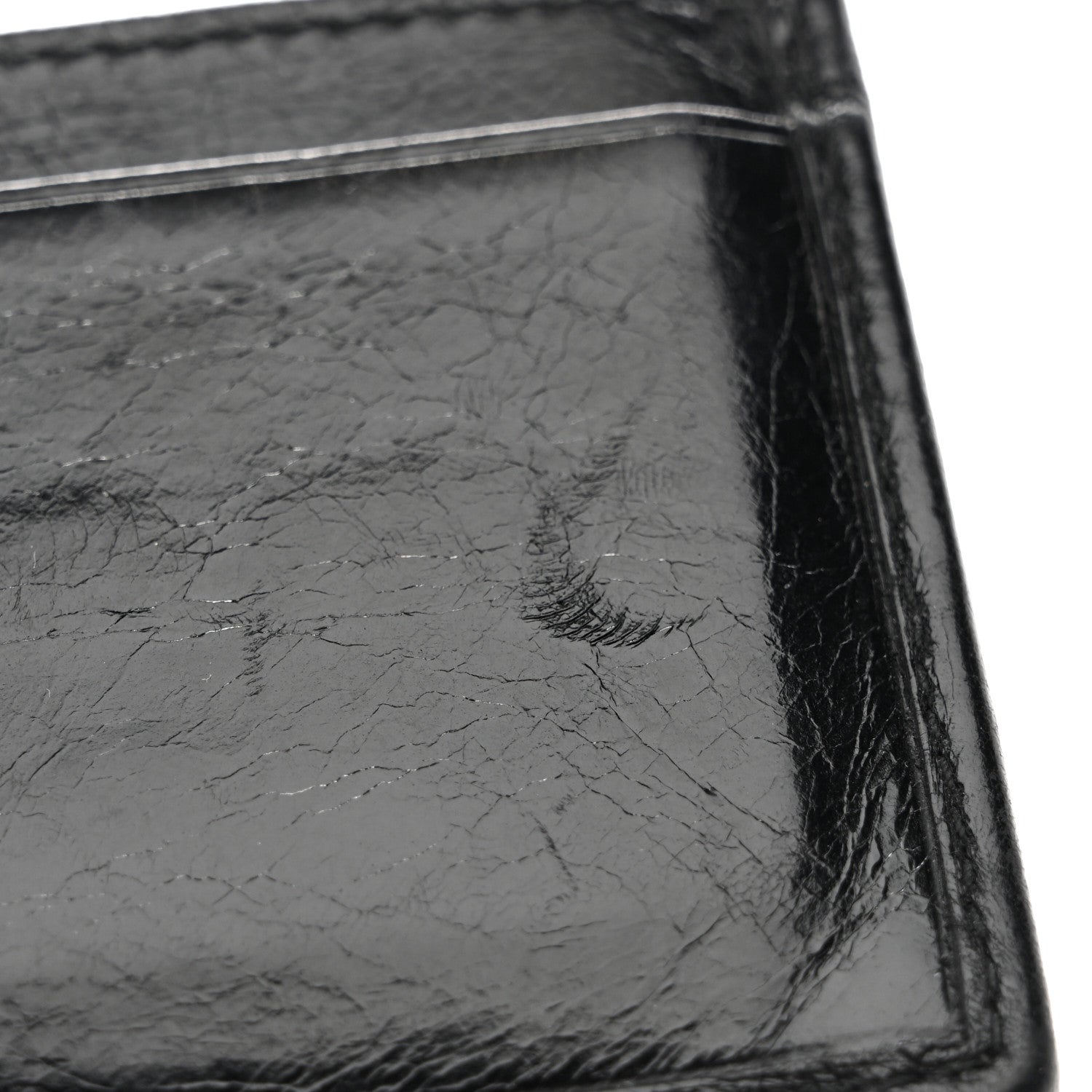 Miu Miu Vitello Shine Trapu Card Holder Black 7 of 8