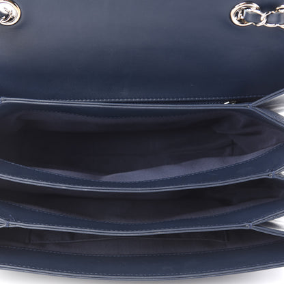 Chanel Calfskin Jumbo Tramezzo Flap Navy 5 of 9