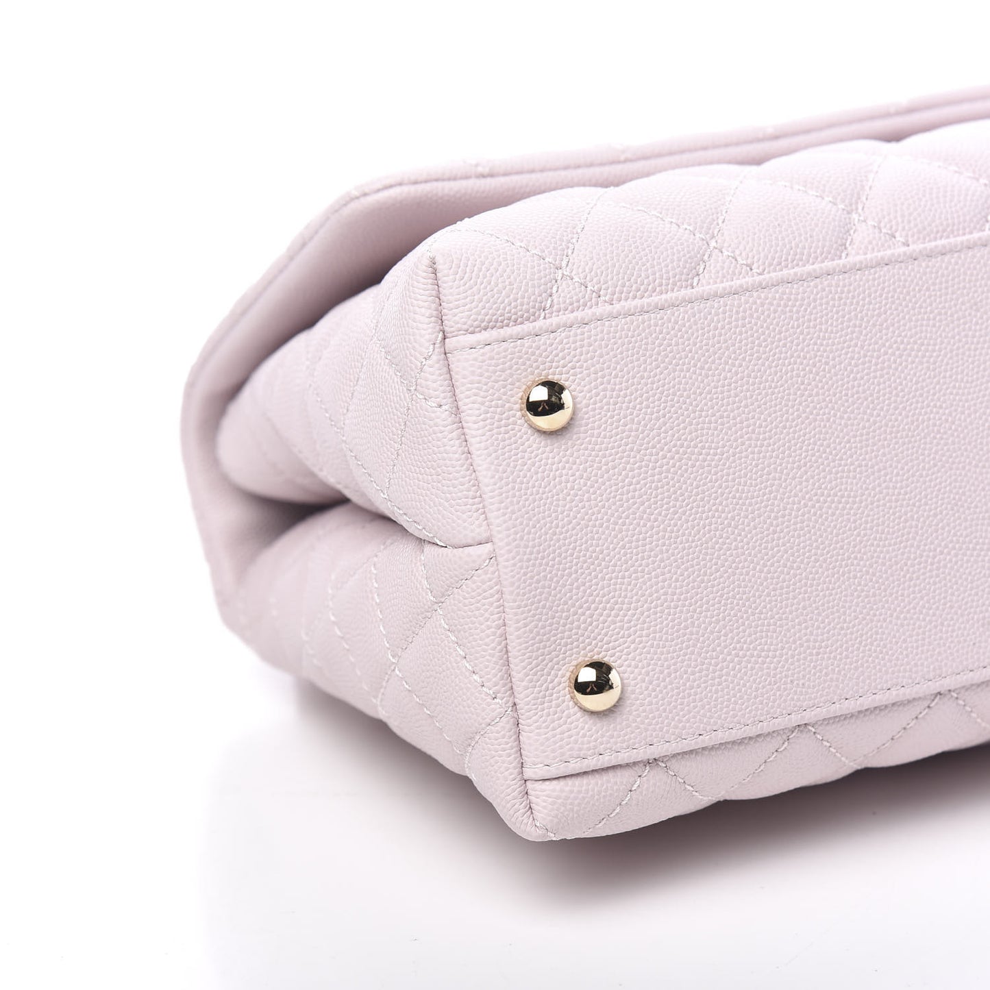 Caviar Quilted Small Coco Handle Flap Lilas Lilac