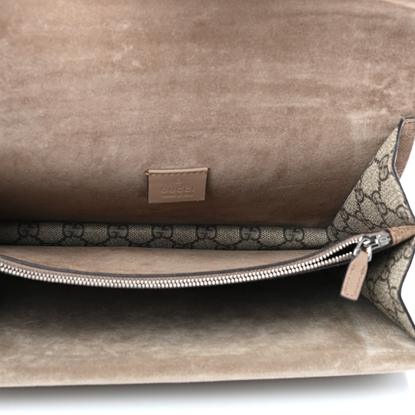 GG Supreme Monogram Small Dionysus Shoulder Bag Taupe