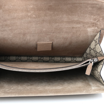 Gucci GG Supreme Monogram Small Dionysus Shoulder Bag Taupe 5 of 10