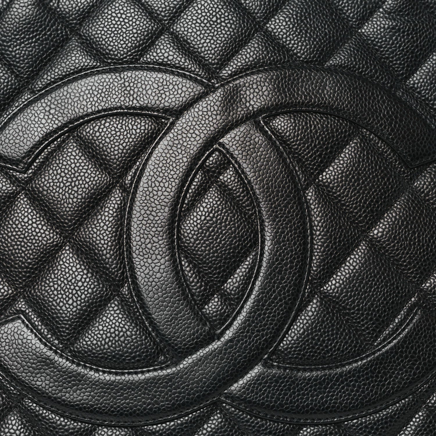 Chanel Caviar Quilted Medallion Tote Black 8 of 11