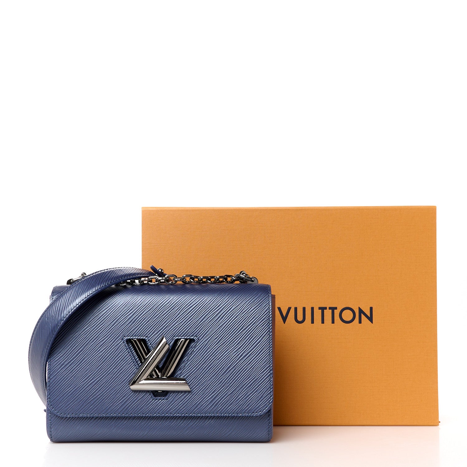 Louis Vuitton Epi Twist Shoulder Bag MM Indigo 12 of 12