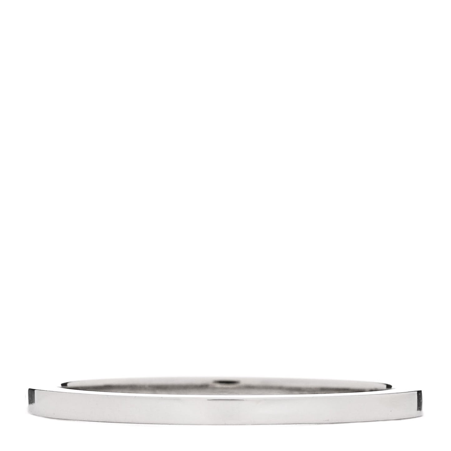 Platinum Diamond Lucida Half Circle Wedding Band Ring 53 6.5