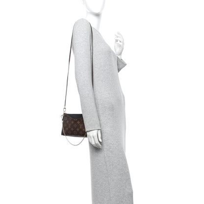 Louis Vuitton Monogram Pallas Clutch Black 2 of 12