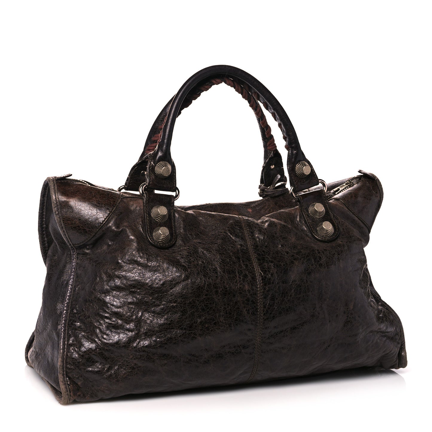 Agneau Giant 21 Gold Hardware Work Charbon