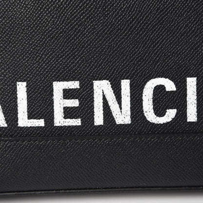 Balenciaga Signature Grained Calfskin Logo S Ville Top Handle Bag Black 9 of 9