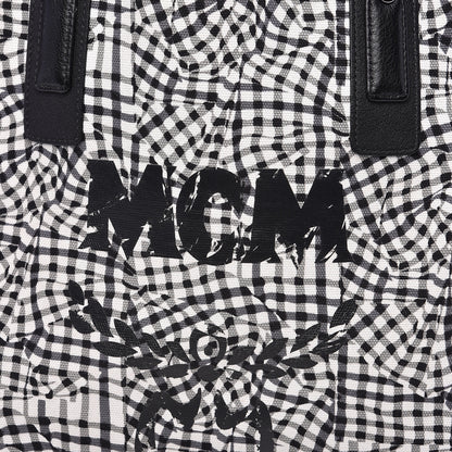 MCM Visetos Medium Liz Reversible Shopper Tote Black 15 of 16