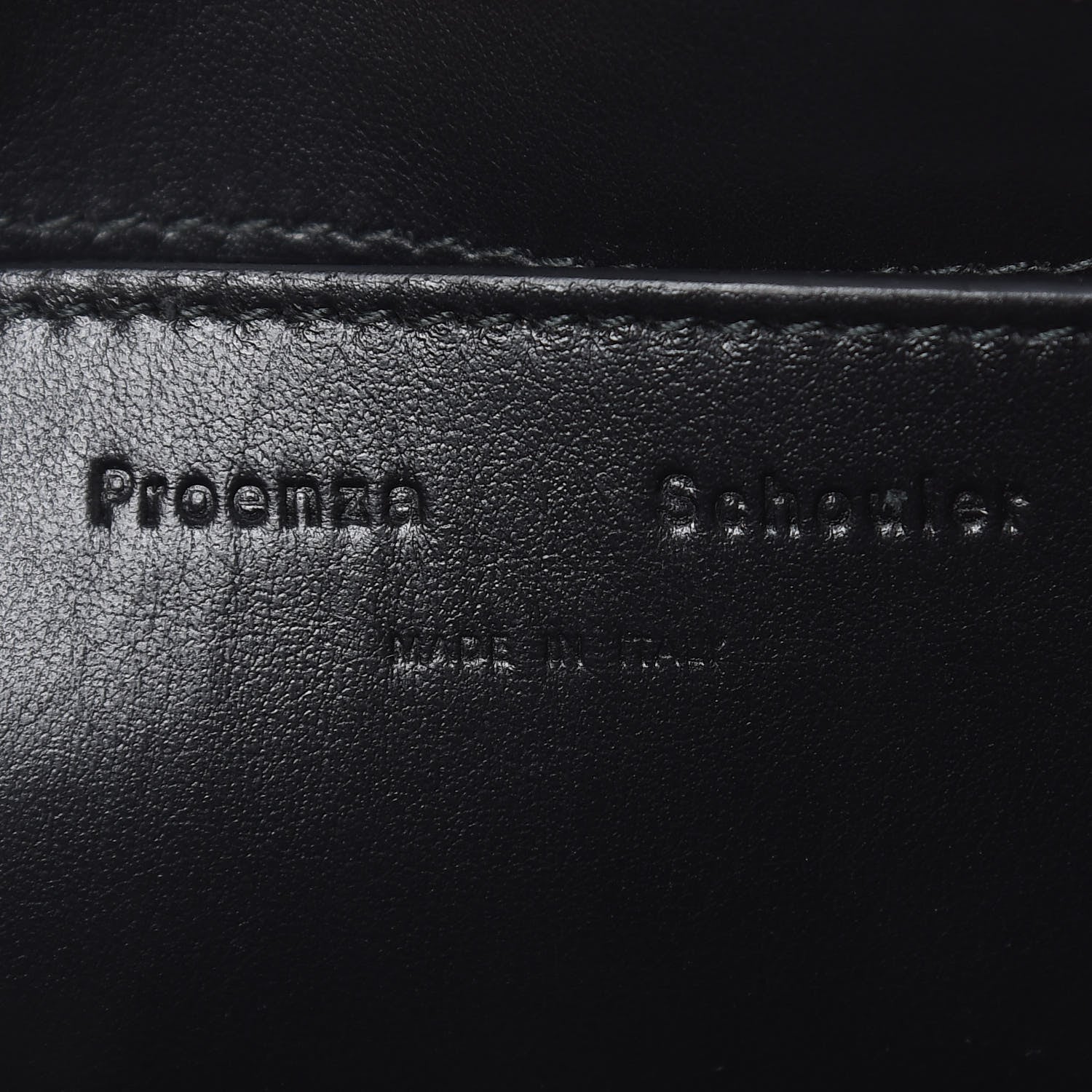 Proenza Schouler Metallic Paper Lambskin PS1 Mini Pouch Messenger Dark Silver 6 of 8