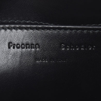 Proenza Schouler Metallic Paper Lambskin PS1 Mini Pouch Messenger Dark Silver 6 of 8