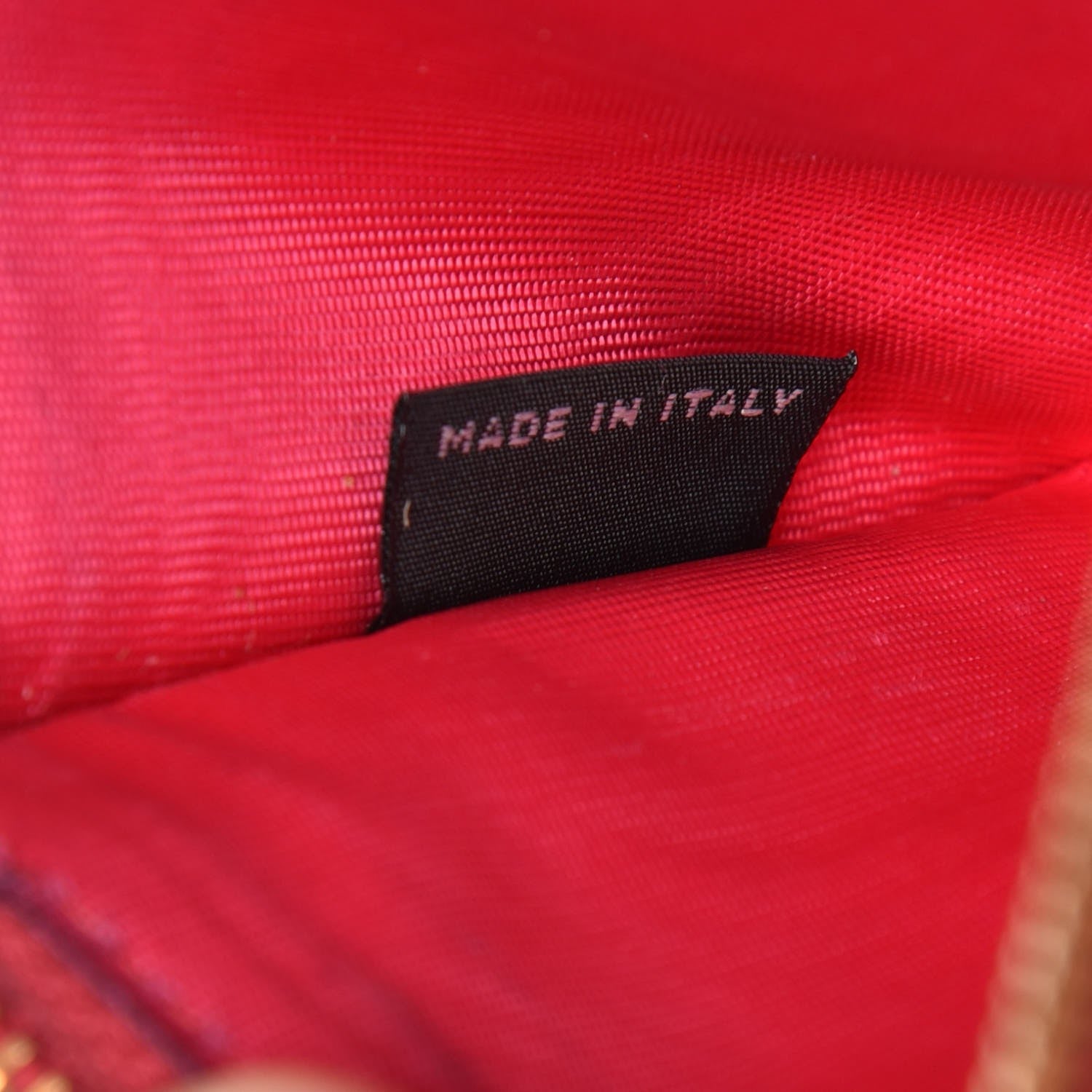 Prada Saffiano Colour Continental Flap Wallet Black Peonia 6 of 9