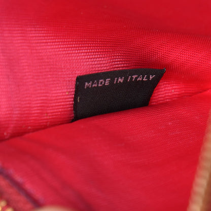 Prada Saffiano Colour Continental Flap Wallet Black Peonia 6 of 9