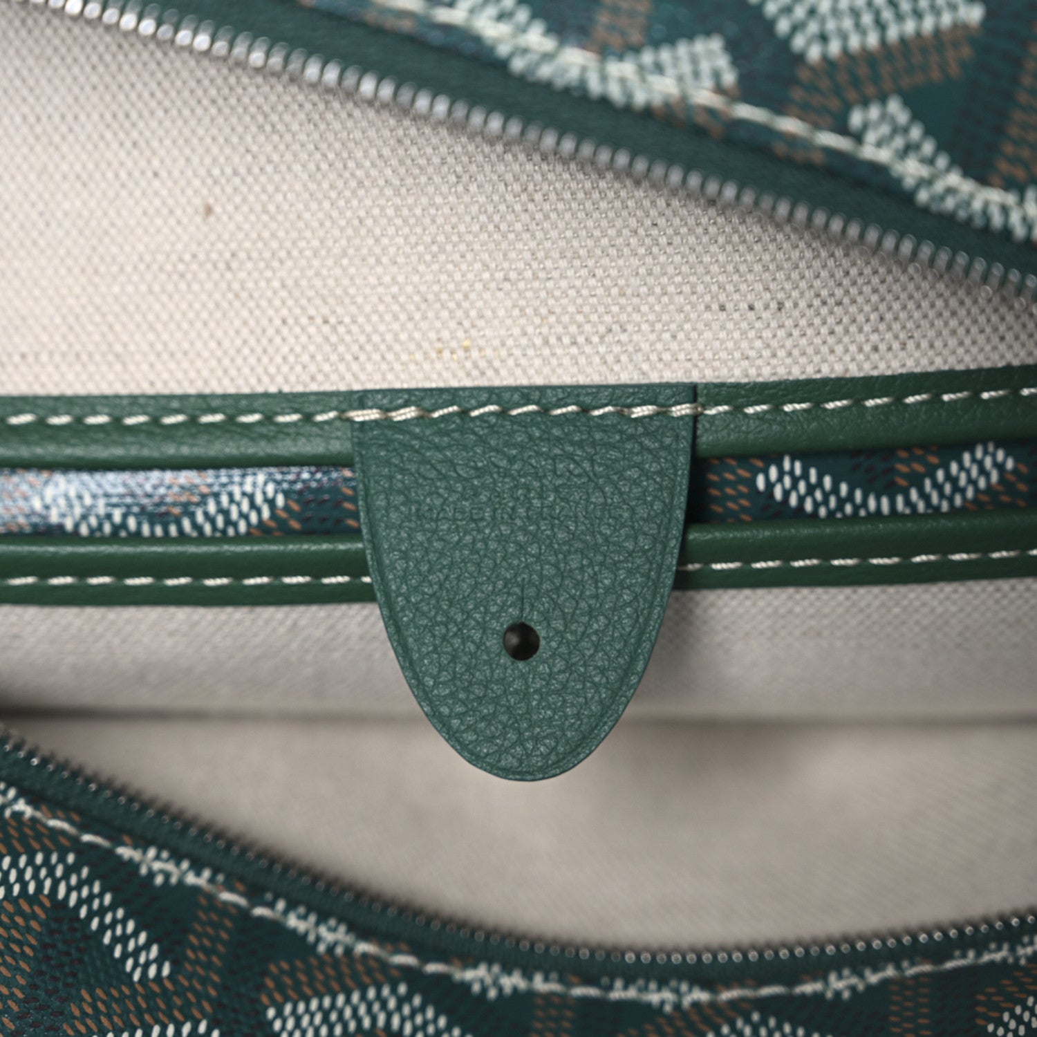 Goyard Goyardine Artois PM Green 6 of 12
