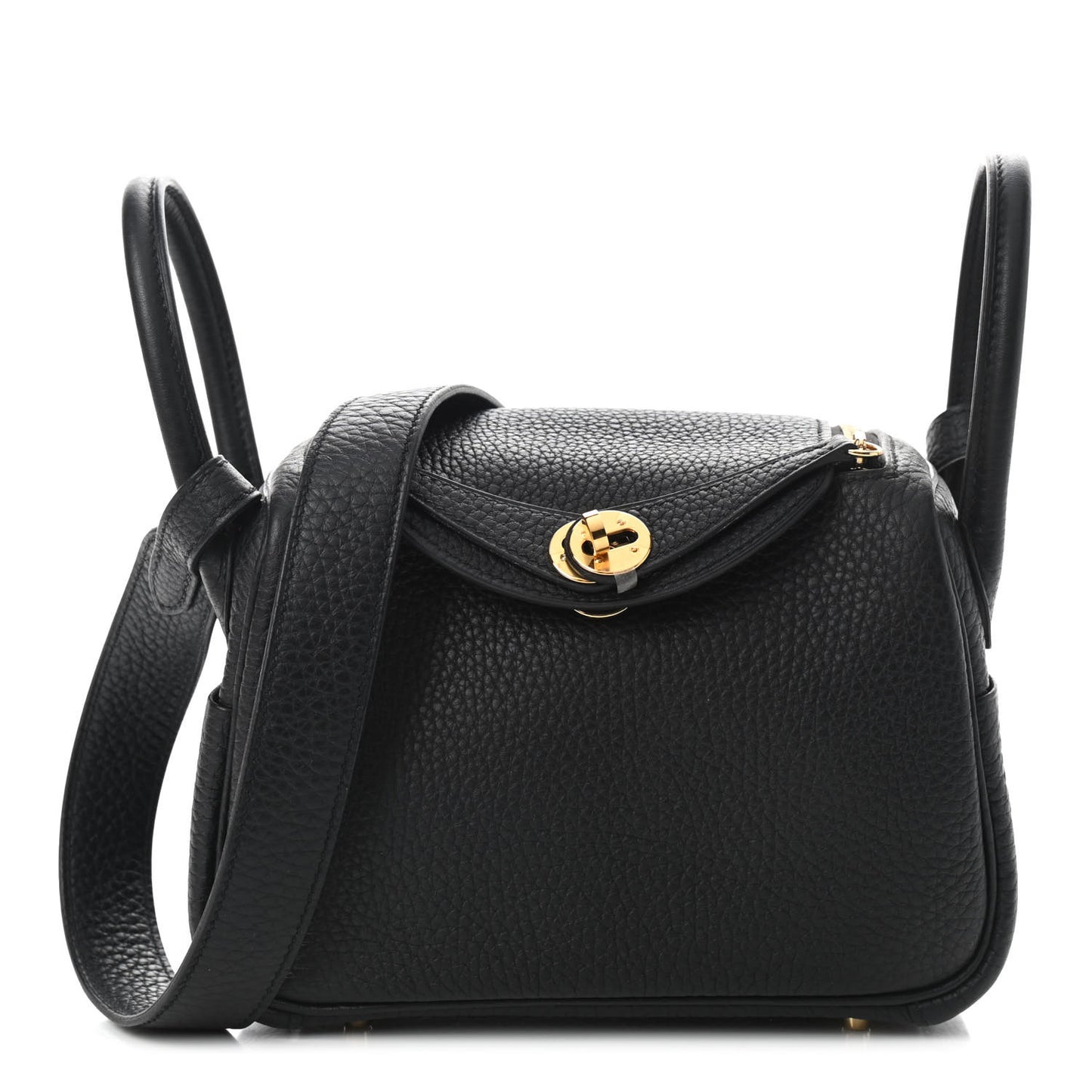 Taurillon Clemence Mini Lindy 20 Black
