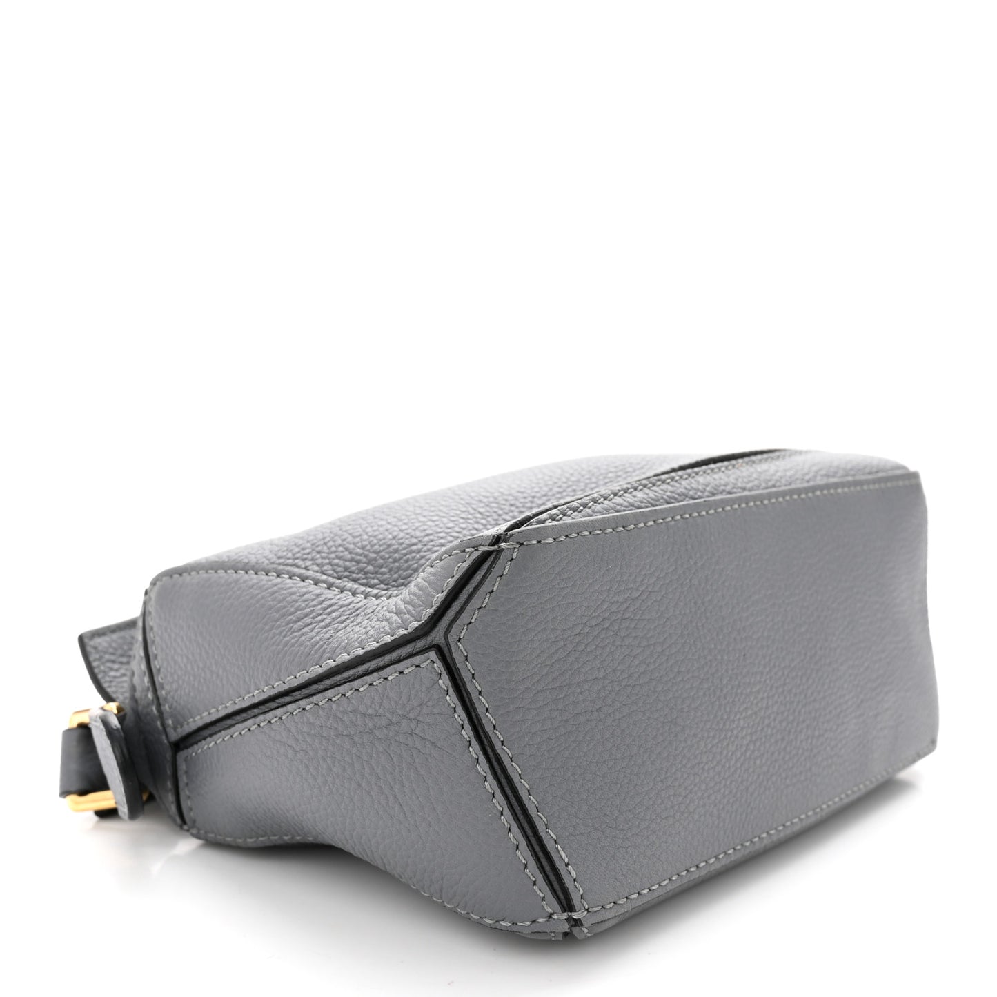 Calfskin Mini Puzzle Bag Asphalt Grey