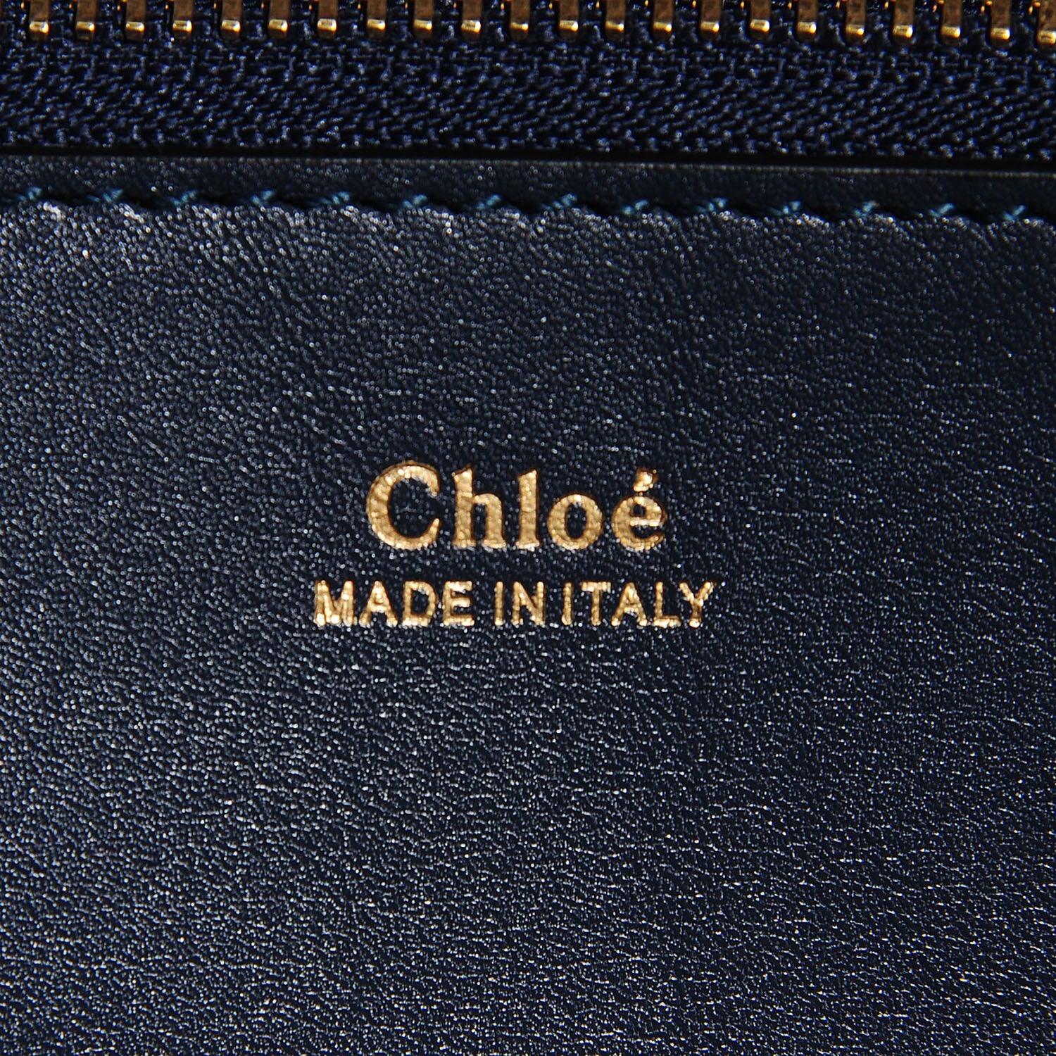 Chloe Smooth Calfskin Large Charlotte Tote Navy 6 of 8