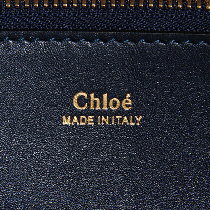 Chloe Smooth Calfskin Large Charlotte Tote Navy 6 of 8