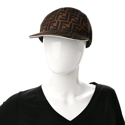 Fendi Canvas FF Reloaded Baseball Hat Tobacco White 2 of 12