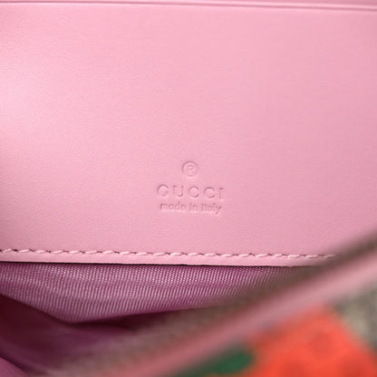 Gucci GG Supreme Monogram Strawberry Round Wrist Wallet 6 of 6