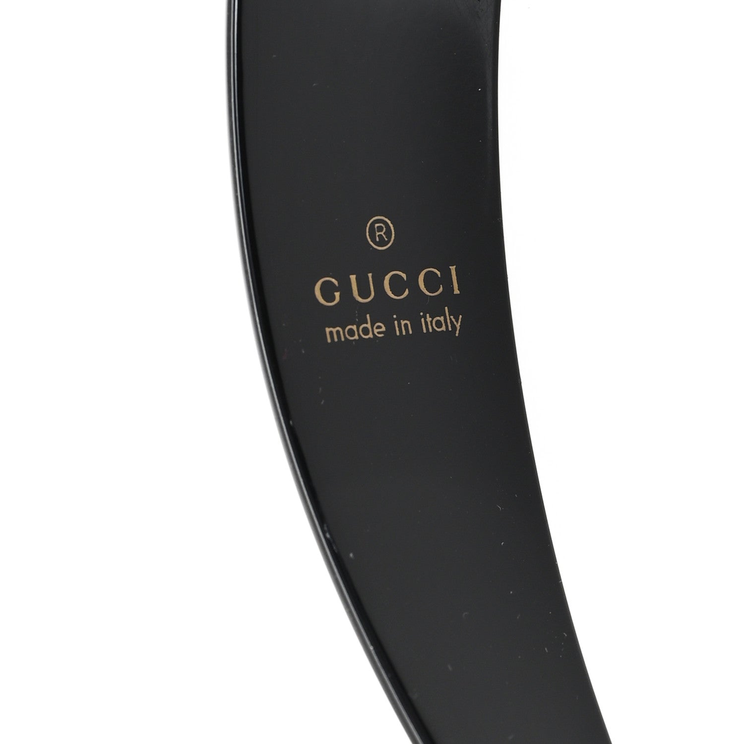 Gucci Resin Crystal Interlocking G Headband Black 6 of 6