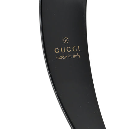 Gucci Resin Crystal Interlocking G Headband Black 6 of 6