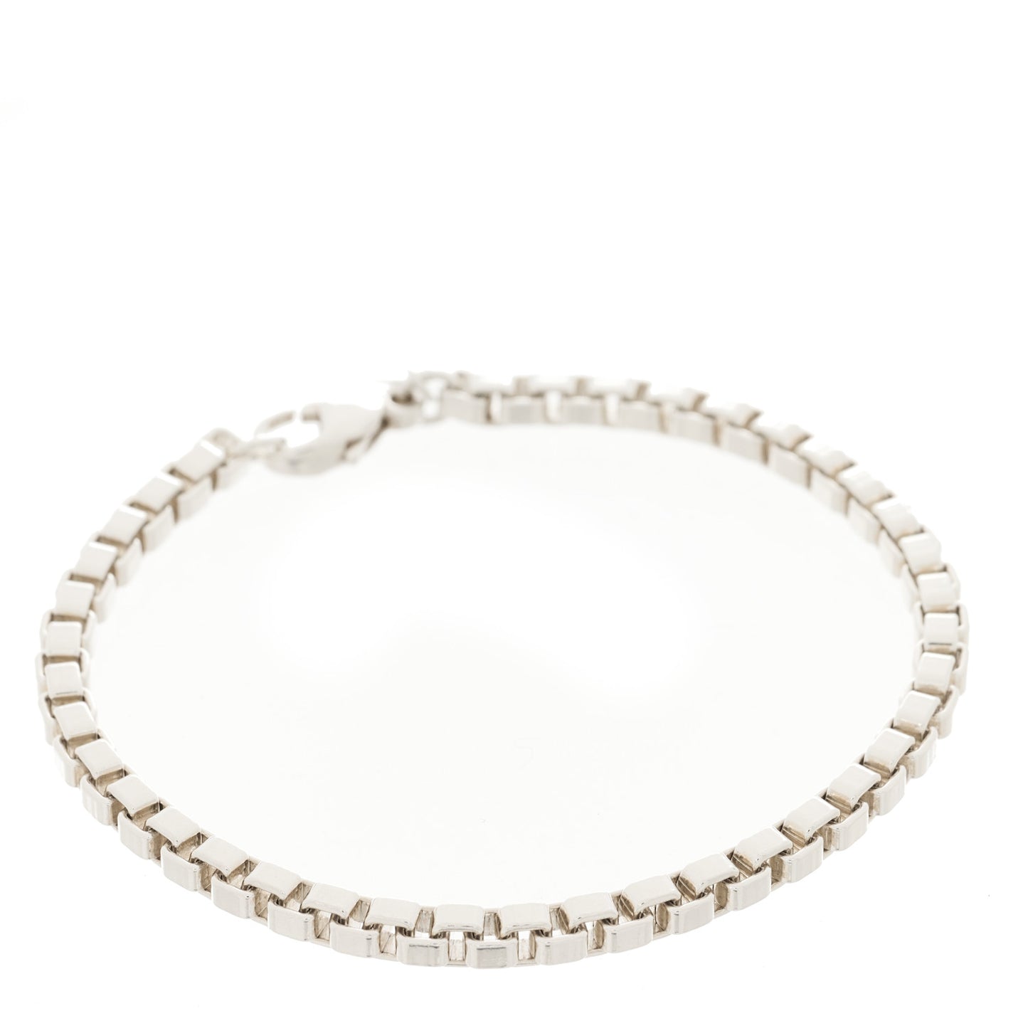 Sterling Silver 4mm Venetian Link Bracelet