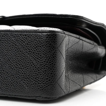 Chanel Caviar Quilted Medium Double Flap Black 10 of 10