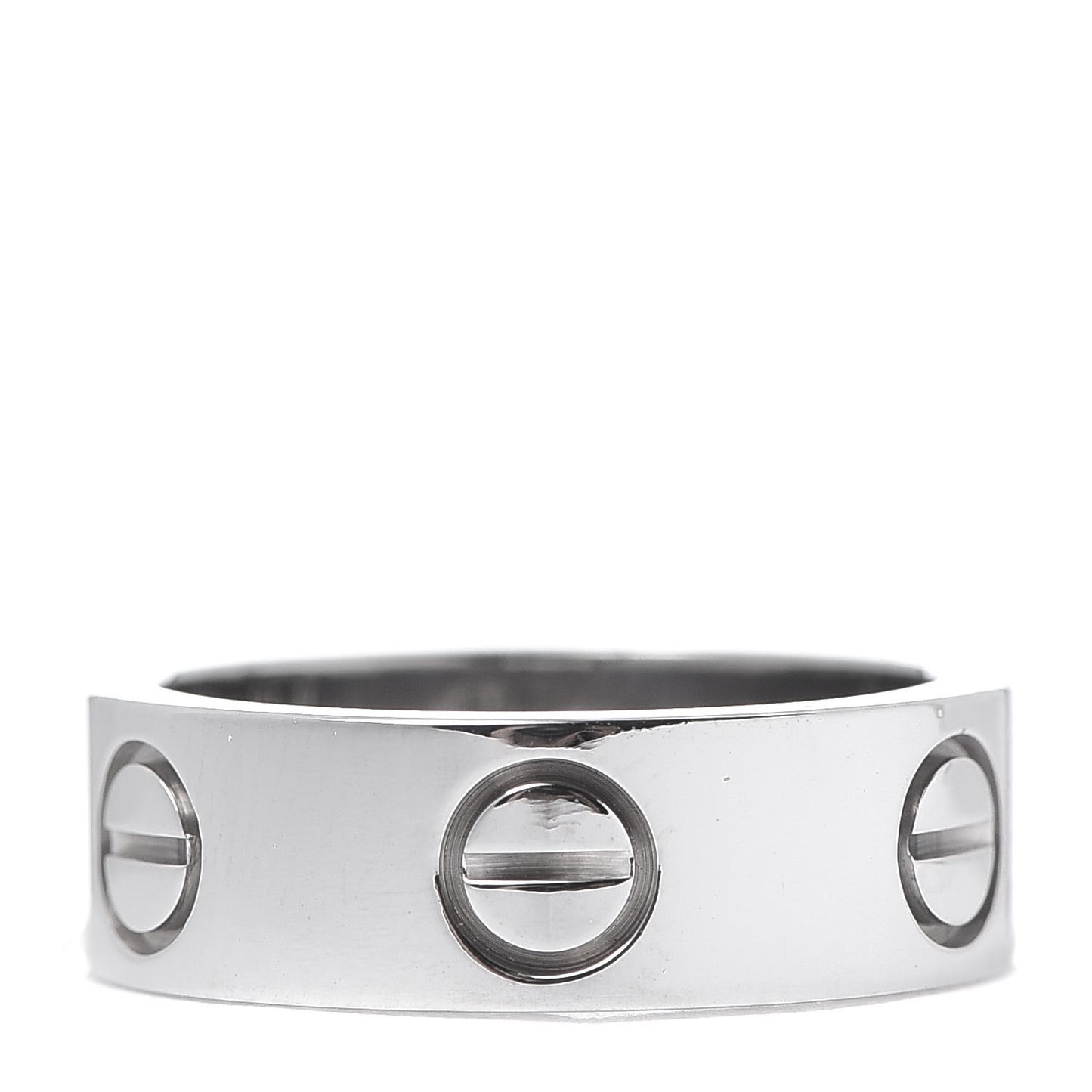 18K White Gold 5.5mm LOVE Ring 47 4