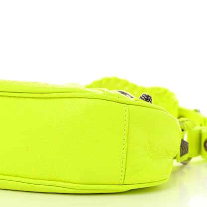 Balenciaga Agneau Arena Le Cagole Shoulder Bag XS Fluo Yellow 11 of 12