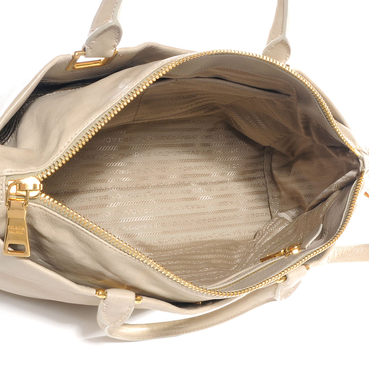 Glace Calf Extra Wide Tote Stone