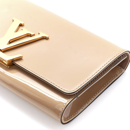Louis Vuitton Patent Louise Clutch Nude 8 of 8