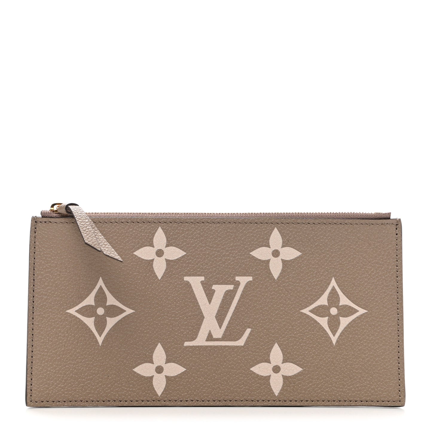 Empreinte Monogram Giant Pochette Felicie Zippered Insert Tourterelle Creme