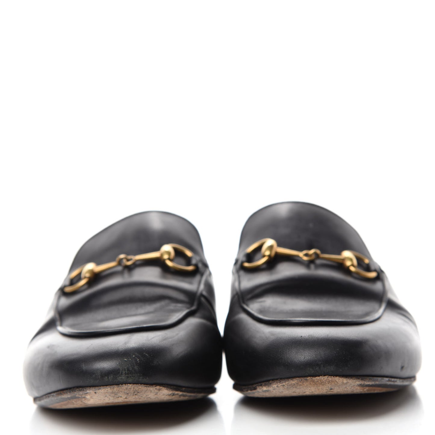 Calfskin Womens Princetown Slippers 38 Black