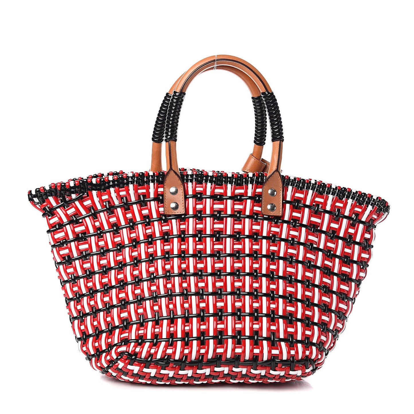 PU Calfskin Bistrot Panier Tote