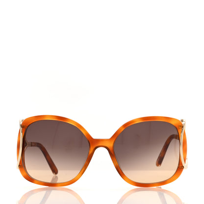 Chloe Acetate Oversized Sunglasses CE702S Blonde Havana 2 of 6