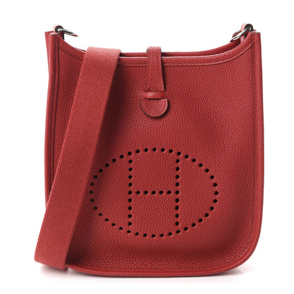 Hermes Taurillon Maurice Evelyne TPM Rouge Piment 1 of 11