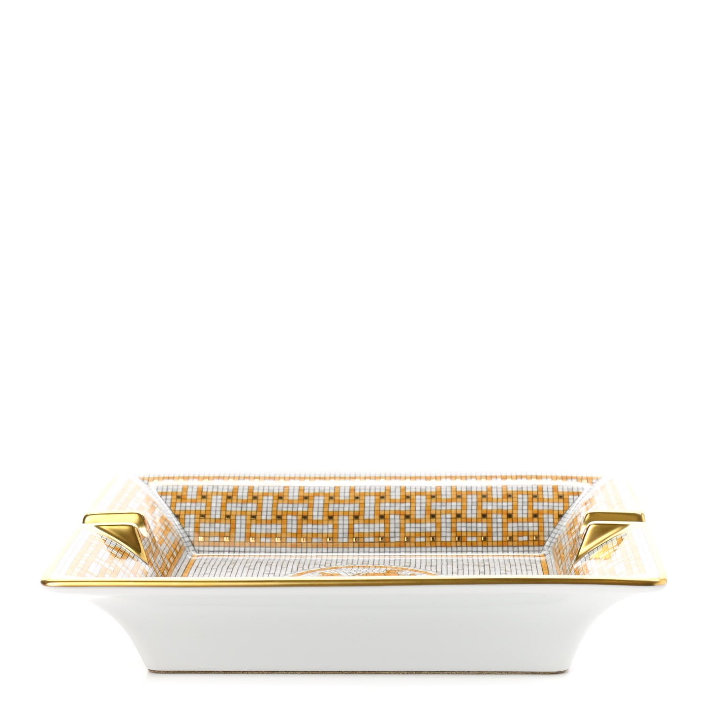 Porcelain Mosaique Au 24 Gold Ashtray