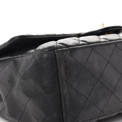Chanel Lambskin Quilted Maxi Single Flap Black 11 of 14