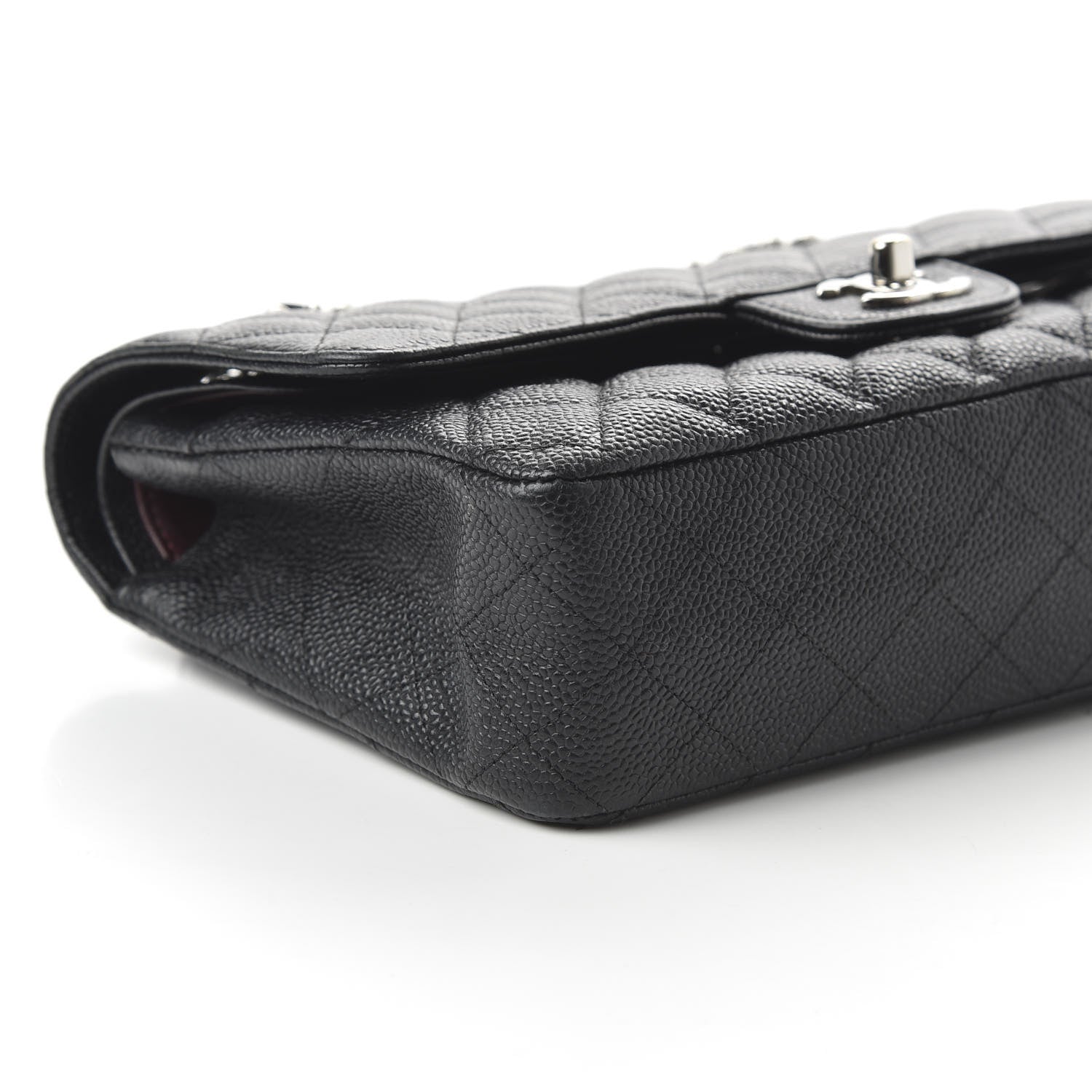 Chanel Caviar Quilted Medium Double Flap Black 6 of 10