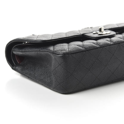 Chanel Caviar Quilted Medium Double Flap Black 6 of 10