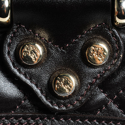 Burberry Quilted Calfskin Manor Tote Dark Brown 7 of 10