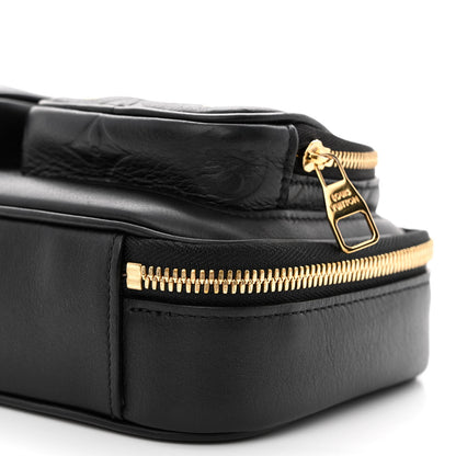 Louis Vuitton Calfskin Monogram Embossed Utility Crossbody Black 10 of 10