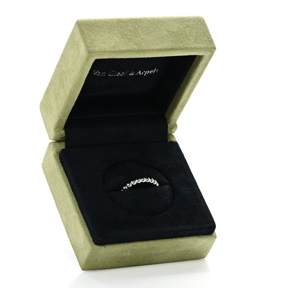 Van Cleef & Arpels 18K White Gold Small Perlee Ring 53 6.5 6 of 6