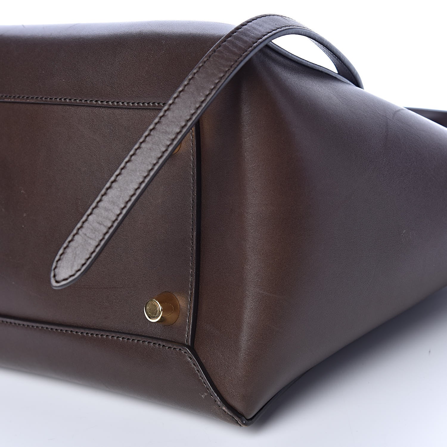 Celine Supersoft Calfskin Mini Belt Bag Wood 16 of 16