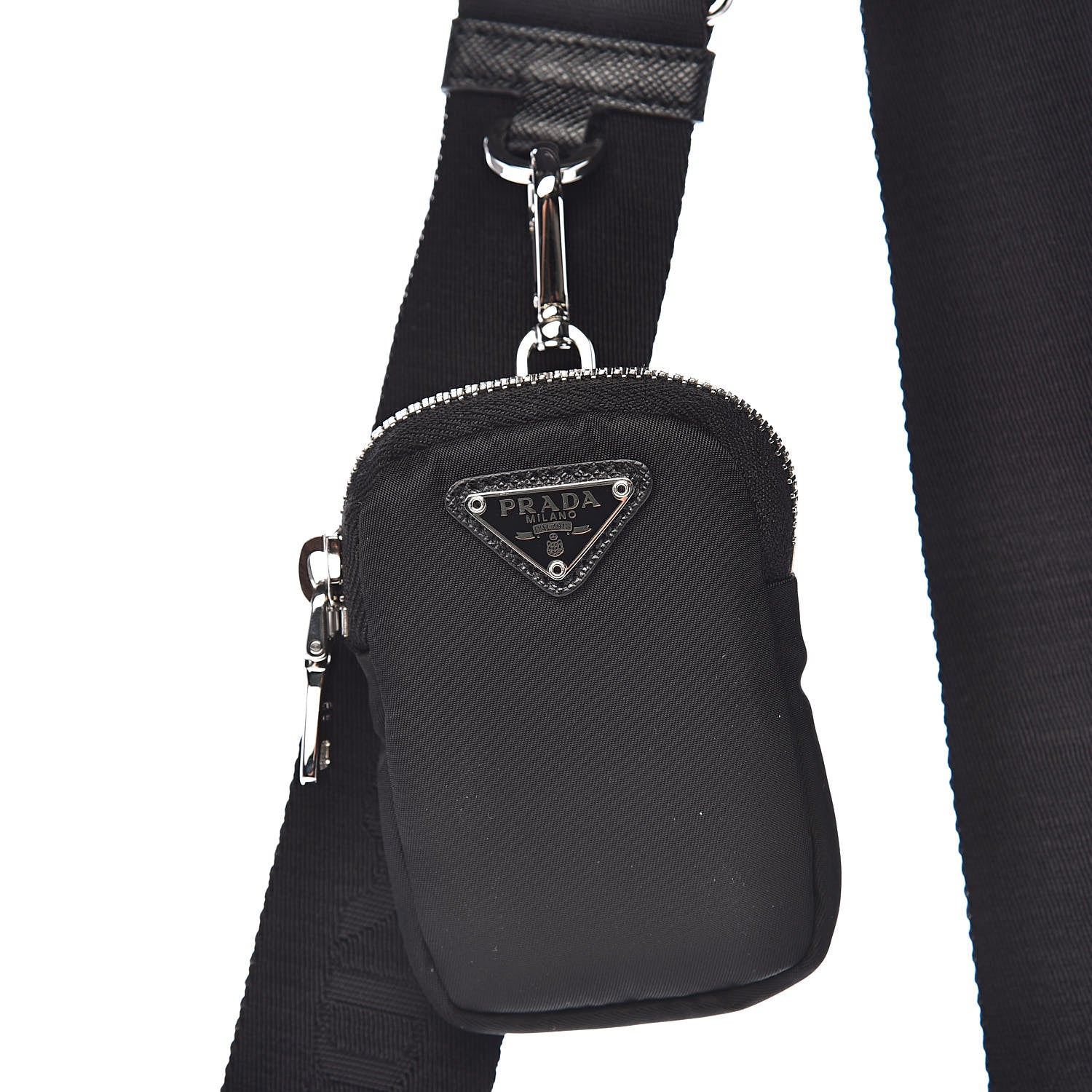 Prada Nylon Re-Edition 2005 Shoulder Bag Black 11 of 12