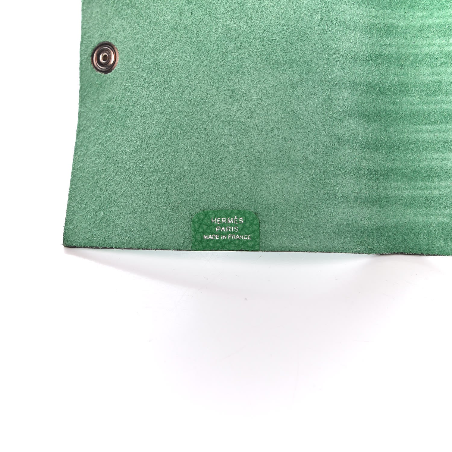 Hermes Taurillon Clemence Ulysse Mini Notebook Bambou 6 of 9