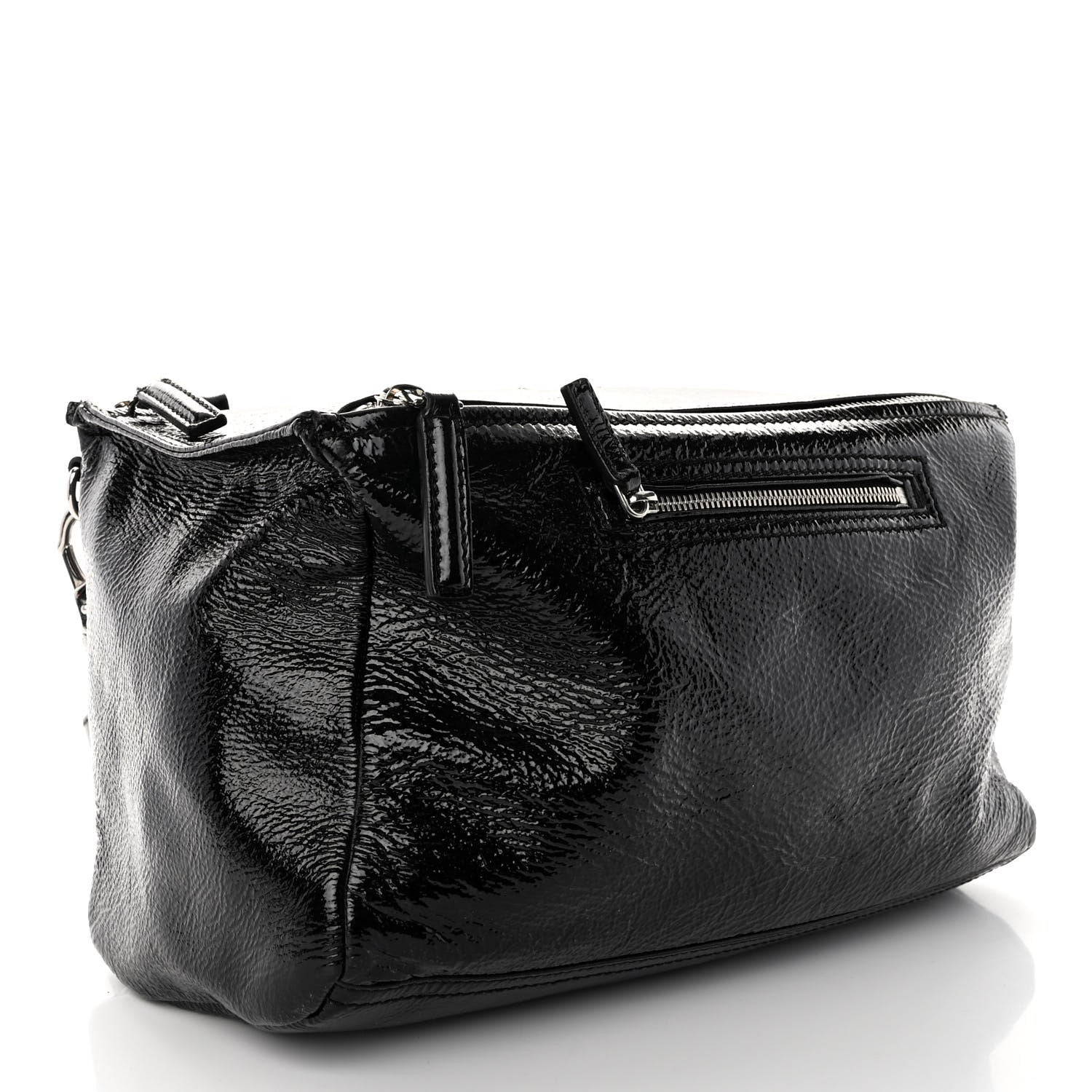Givenchy Crinkled Patent Medium Pandora Black 4 of 11