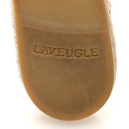 Gucci Monogram Matelasse GG Marmont Espadrille 20mm Slide Sandals 37 Beige Ebony Black 8 of 9