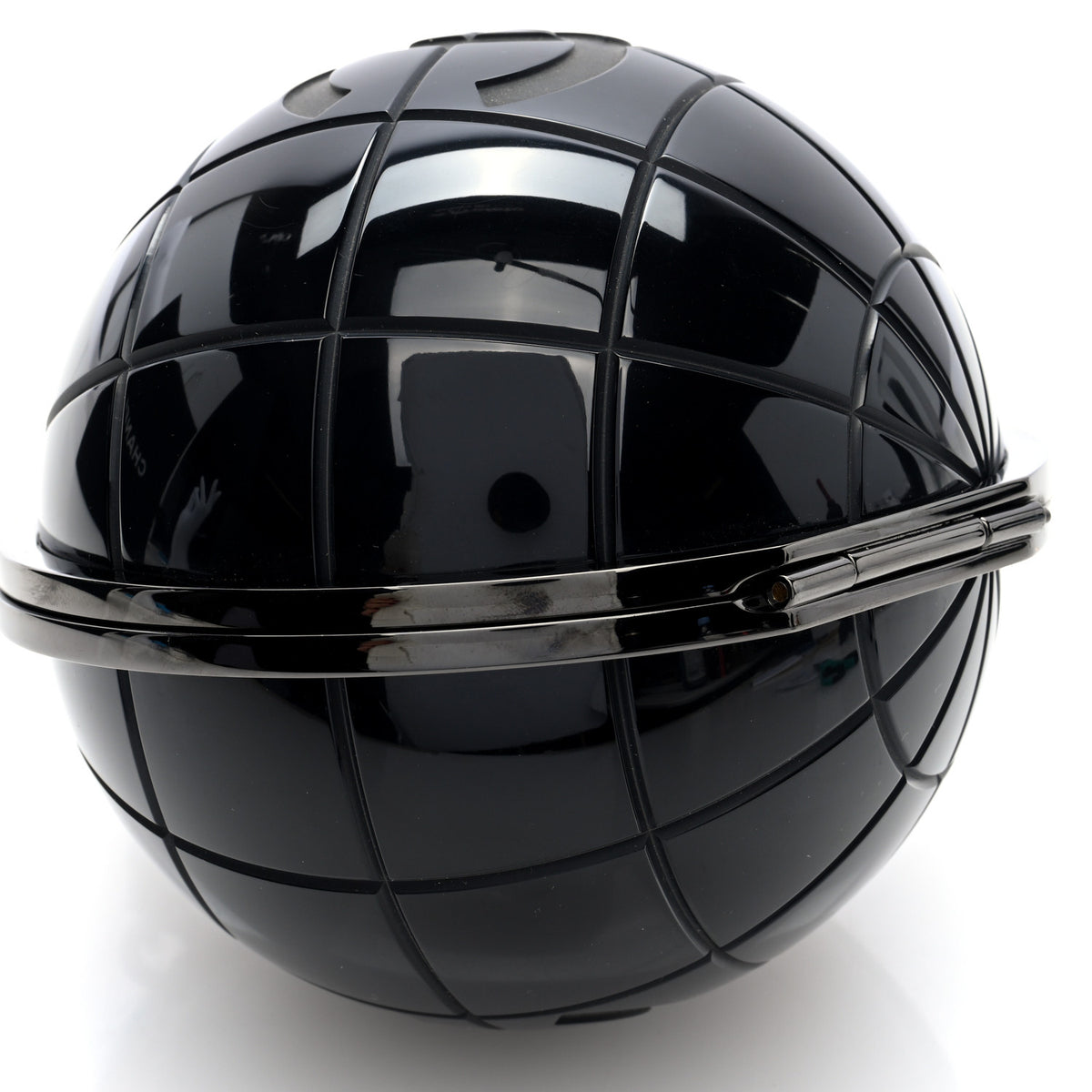 Chanel Plexiglass Around The World Clutch Black 8 of 10